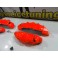 Kit 4 capas de travao Brembo com tinta de alta temperatura Foliatec Laranja Neon Brilhante
