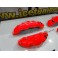 Kit 4 capas de travao Brembo com tinta de alta temperatura Foliatec Vermelho Neon Brilhante