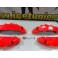 Kit 4 capas de travao Brembo com tinta de alta temperatura Foliatec Vermelho Neon Brilhante