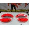 Kit 4 capas de travao Brembo com tinta de alta temperatura Foliatec Vermelho Neon Brilhante