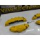 Kit 4 capas de travao Brembo com tinta de alta temperatura Foliatec Amarelo Performance Brilhante