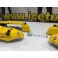 Kit 4 capas de travao Brembo com tinta de alta temperatura Foliatec Amarelo Performance Brilhante
