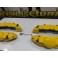 Kit 4 capas de travao Brembo com tinta de alta temperatura Foliatec Amarelo Performance Brilhante