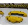 Kit 4 capas de travao Brembo com tinta de alta temperatura Foliatec Amarelo Performance Brilhante