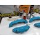Capas Brembo + Tinta alta temperatura Foliatec Azul Celeste Brilhante