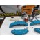 Capas Brembo + Tinta alta temperatura Foliatec Azul Celeste Brilhante