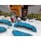 Capas Brembo + Tinta alta temperatura Foliatec Azul Celeste Brilhante