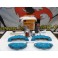 Capas Brembo + Tinta alta temperatura Foliatec Azul Celeste Brilhante