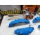 Capas Brembo + Tinta alta temperatura Foliatec Roxo brilhante