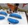 Capas Brembo + Tinta alta temperatura Foliatec Roxo brilhante