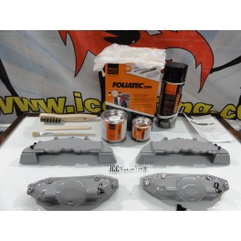 Capas universal + Tinta alta temperatura Foliatec Cinza Elefante Met&aacute;lico Brilhante