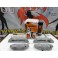 Capas Brembo + Tinta alta temperatura Foliatec Cinza Prata Metálico