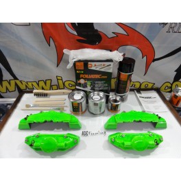 Capas universal + Tinta alta temperatura Foliatec Verde N&eacute;on Brilhante