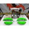 Capas Brembo + Tinta alta temperatura Foliatec Verde Tropa Mate
