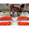 Capas Brembo + Tinta alta temperatura Foliatec Verde Néon Brilhante
