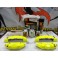 Capas Brembo + Tinta alta temperatura Foliatec Laranja Néon Brilhante
