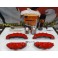 Capas Brembo + Tinta alta temperatura Foliatec Vermelho Néon Brilhante