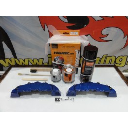 Capas universal + Tinta alta temperatura Foliatec Azul performance met&aacute;lico