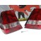 Farois / farolins / lexus traseiros BMW E46 Compact 01-04 fundo vermelho / cristal 