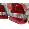 Farois / farolins / lexus traseiros BMW E46 Compact 01-04 fundo vermelho / cristal 