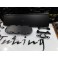 Grelha frontal AUDI A4/S4 B9 15-19 RS4 look com suporte para símbolo em preto brilhante