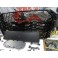 Grelha frontal AUDI A4/S4 B9 15-19 RS4 look com suporte para símbolo em preto brilhante