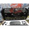 Grelha frontal AUDI A4/S4 B9 15-19 RS4 look com suporte para símbolo em preto brilhante