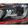 Faróis frontais com luz diurna VW Golf 7 2012-2017 fundo preto GTI LOOK 