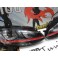 Faróis frontais com luz diurna VW Golf 7 2012-2017 fundo preto GTI LOOK 
