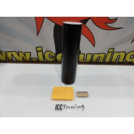 Pel&iacute;cula / Vinil Preto mate de prote&ccedil;&atilde;o de para-choques traseiro ou bagageira 20 x 152cm + espatula