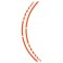 Fita para jantes PIN STRIPING RACING (Laranja)