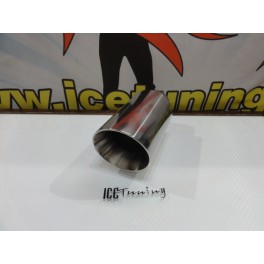 Ponteiras De Escape Redonda 88mm X 195MM 100% Inox