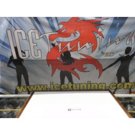 Rede / Grelha universal 125 X 30 cm em preto em alum&iacute;nio