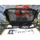 Grelha frontal + grelhas faróis nevoeiro Audi A4 B8 11-15 RS LOOK preto brilhante com suporte para símbolo