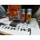  Kit + tinta FOLIATEC em spray definitiva para pintura/reparação de jantes Preto Brilhante