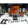  Kit + tinta FOLIATEC em spray definitiva para pintura/reparação de jantes Preto Brilhante
