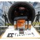  Kit + tinta FOLIATEC em spray definitiva para pintura/reparação de jantes Preto Brilhante