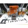  Kit + tinta FOLIATEC em spray definitiva para pintura/reparação de jantes Cinza prata metálico Brilhante 