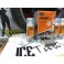 Kit + tinta FOLIATEC em spray definitiva para pintura/reparação de jantes Gun Metal metálico Brilhante 
