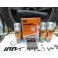  Kit + tinta FOLIATEC em spray definitiva para pintura/reparação de jantes Gun Metal metálico Brilhante 