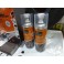  Kit + tinta FOLIATEC em spray definitiva para pintura/reparação de jantes Gun Metal metálico Brilhante 