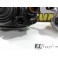 Faróis frontais Opel corsa B Fundo Preto (regulação eléctrica)