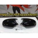 Capas / carcaça de espelhos preto brilhante BMW Serie 1 E81, E82, E87, E88 M1 look LCI