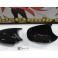Capas / carcaça de espelhos preto brilhante BMW Serie 1 E81, E82, E87, E88 M1 look LCI