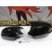Capas / carcaça de espelhos preto brilhante BMW Serie 1 E81, E82, E87, E88 M1 look LCI