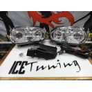 Farois angel eyes fundo cristal VW Golf 4 / IV C/2 anos de garantia