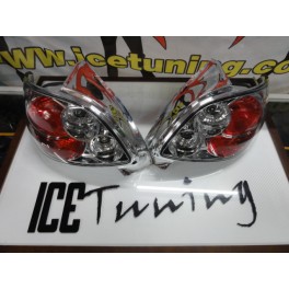 Farois / Farolins Peugeot 206 fundo cristal 