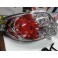 Farois / Farolins Peugeot 206 fundo vermelho cristal 