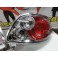 Farois / Farolins Peugeot 206 fundo vermelho cristal 