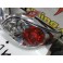 Farois / Farolins Peugeot 206 fundo vermelho cristal 